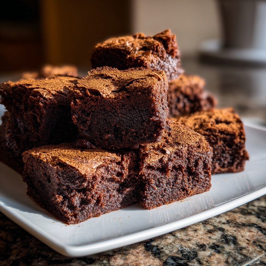 Cottage Cheese Brownies with Cinnamon