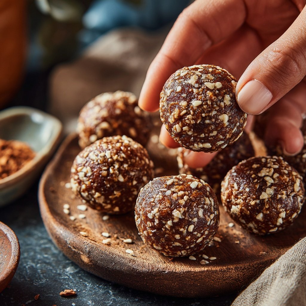 Protein Balls with Flax Seeds