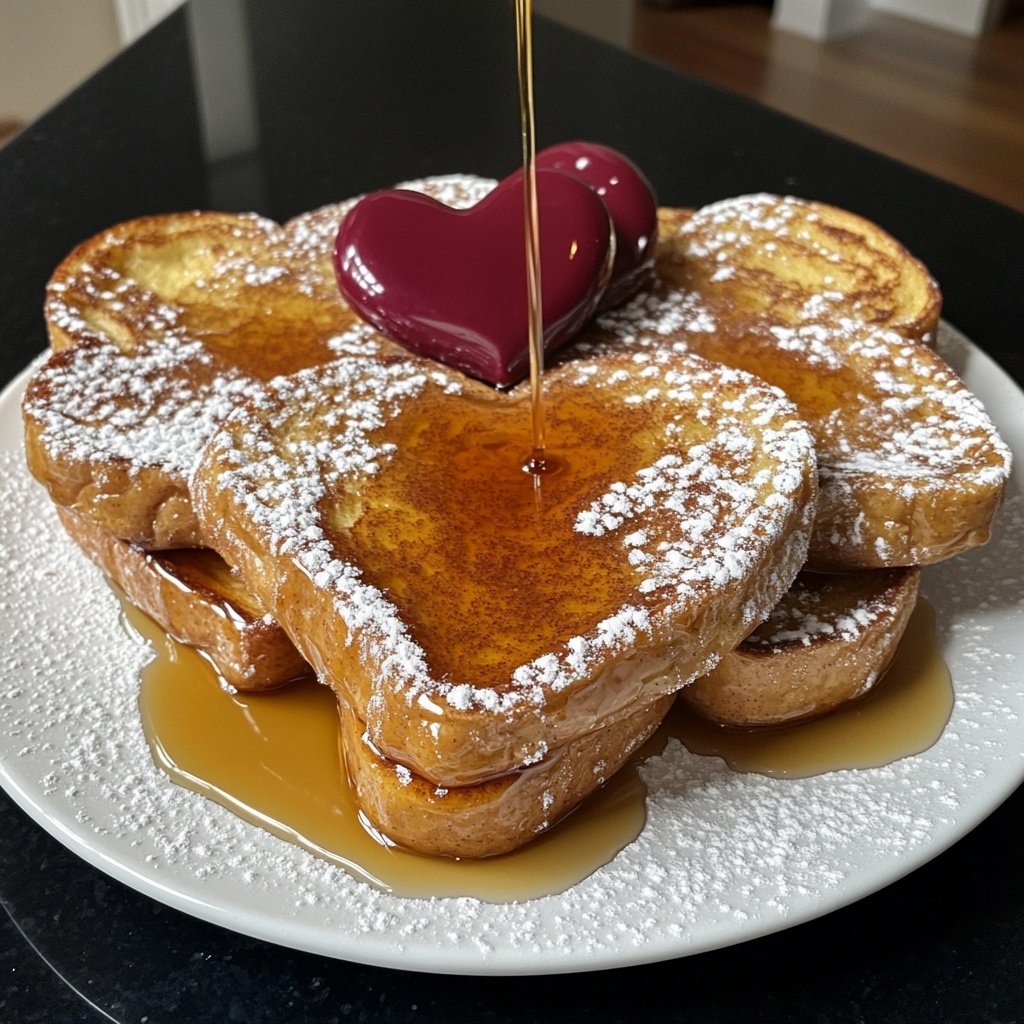 Valentine Breakfast Cinnamon French Toast