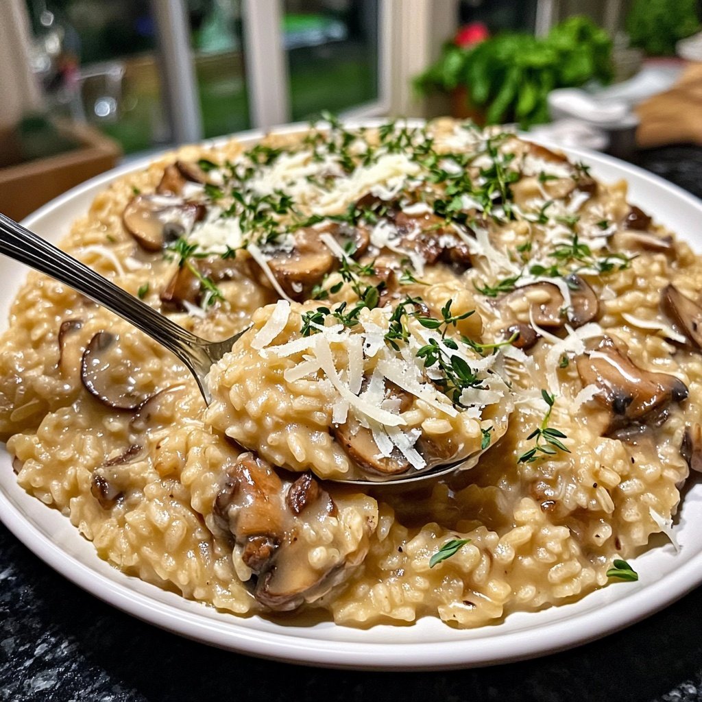 Romantic Mushroom Risotto