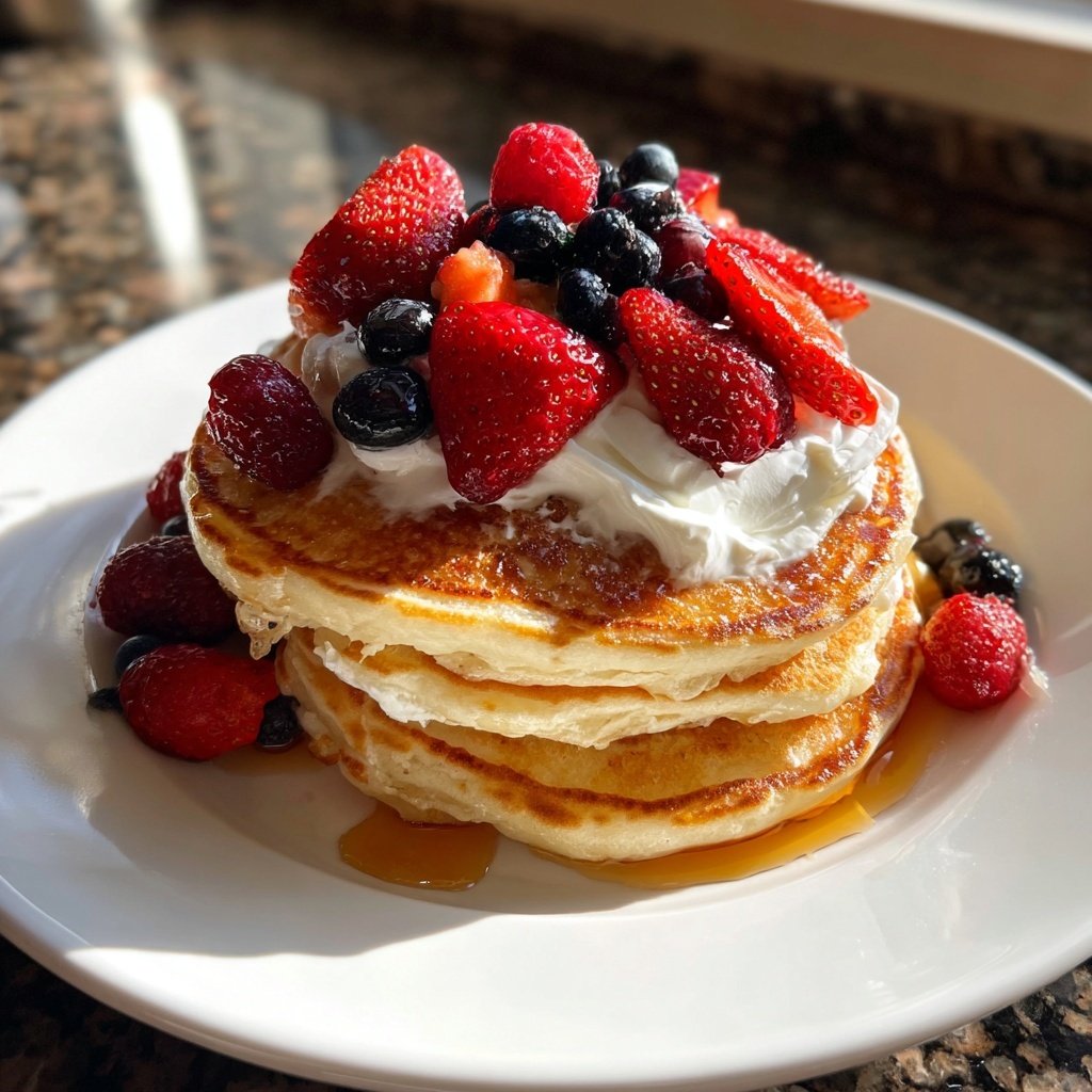 Protein Pancakes With Greek Yogurt