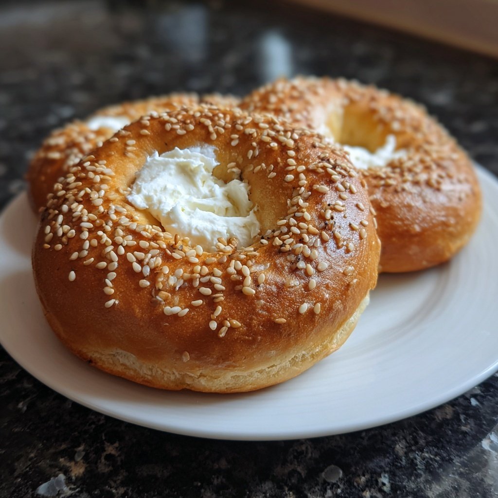 Soft Air Fryer Yogurt Bagels