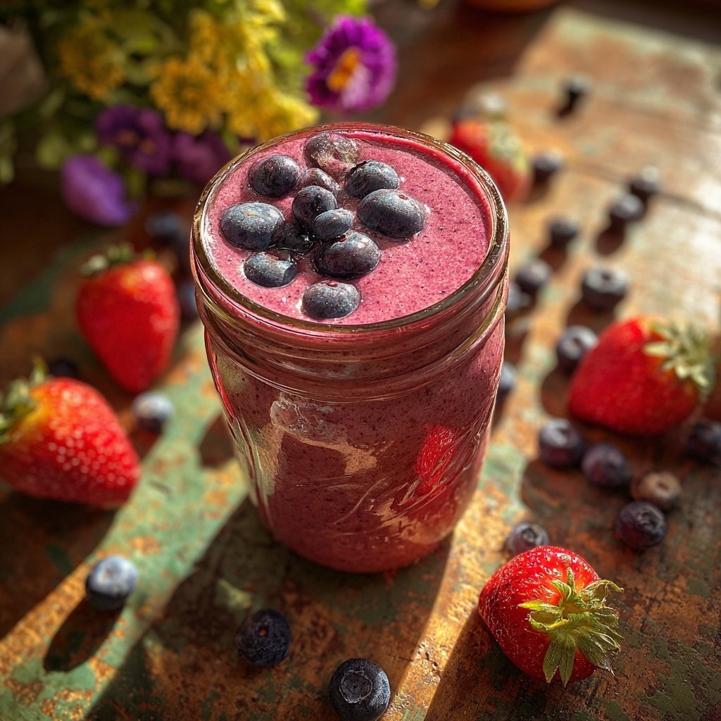 Berry Banana Breakfast Smoothie